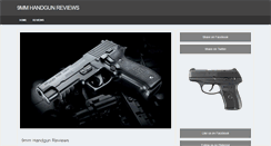 Desktop Screenshot of 9mmhandgunreviews.com